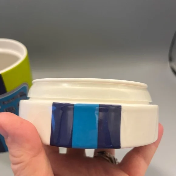 Jonathan Adler Happy Chic "Carbs" Ceramic Carnaby Canister Gasket Seal EUC - Picture 5 of 12